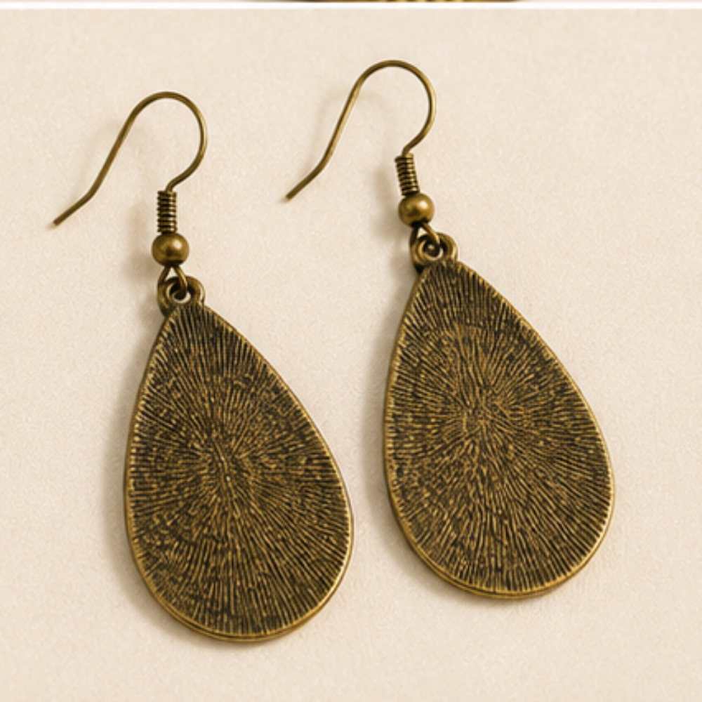 Antique Teardrop Earrings