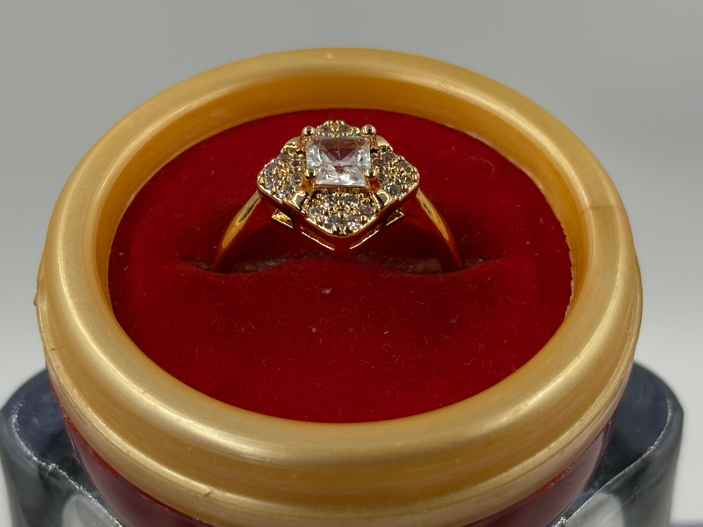 Aurora Stone Adjustable Ring