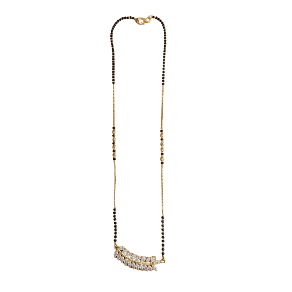Ovisha Leaf Mangalsutra