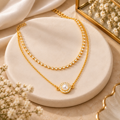 Alora Pearl Luxe Gold Chain