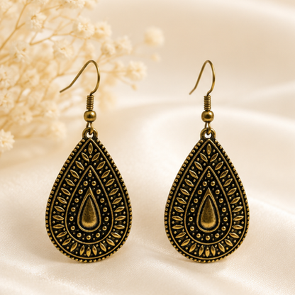 Antique Teardrop Earrings