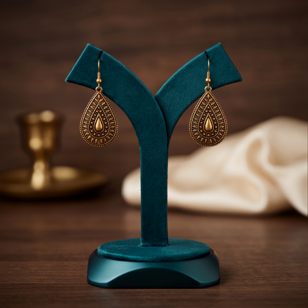 Antique Teardrop Earrings