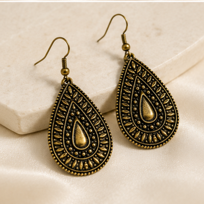 Antique Teardrop Earrings