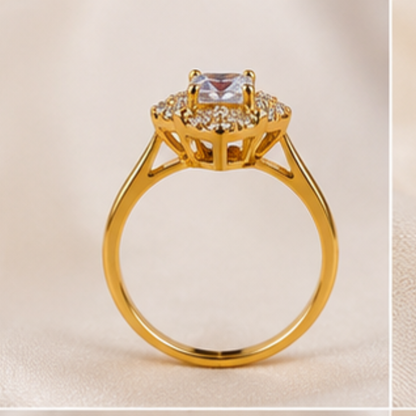 Aurora Stone Adjustable Ring