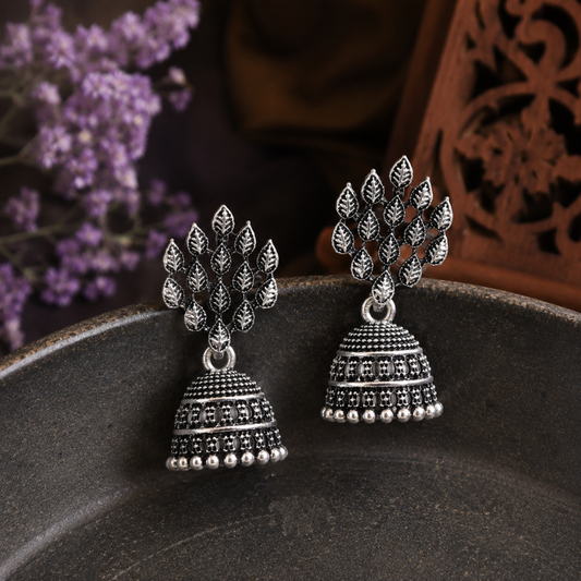 Vira Oxidised Earrings