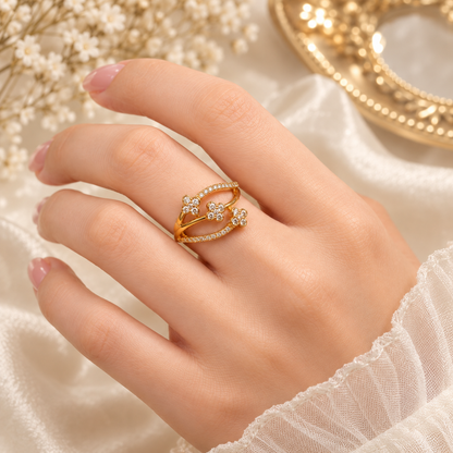 Blossom Adjustable Ring