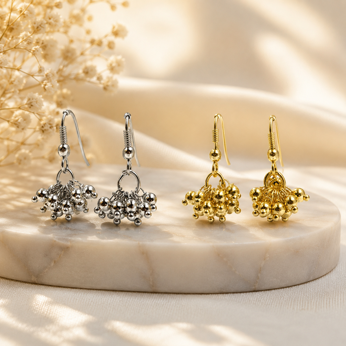 Radiant Ball Drop Earrings