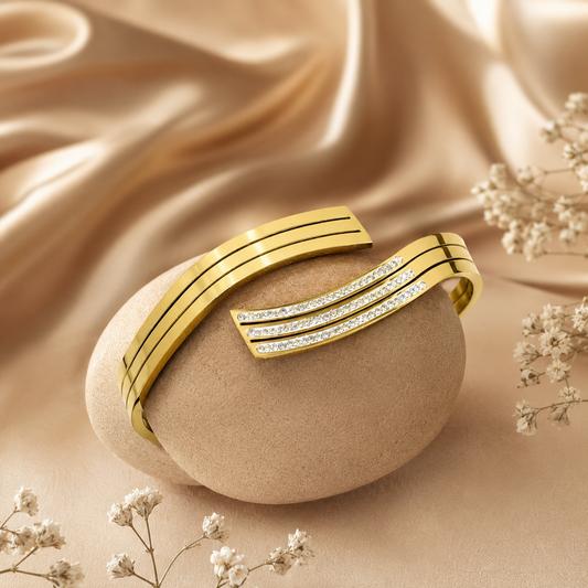 Curve Open Cuff Bracelet