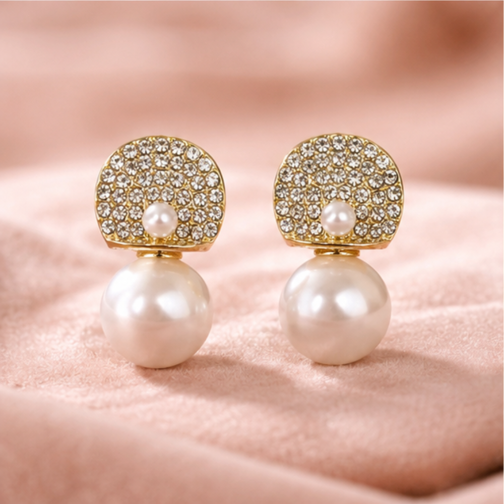 Elegant Drops Crystal Studs