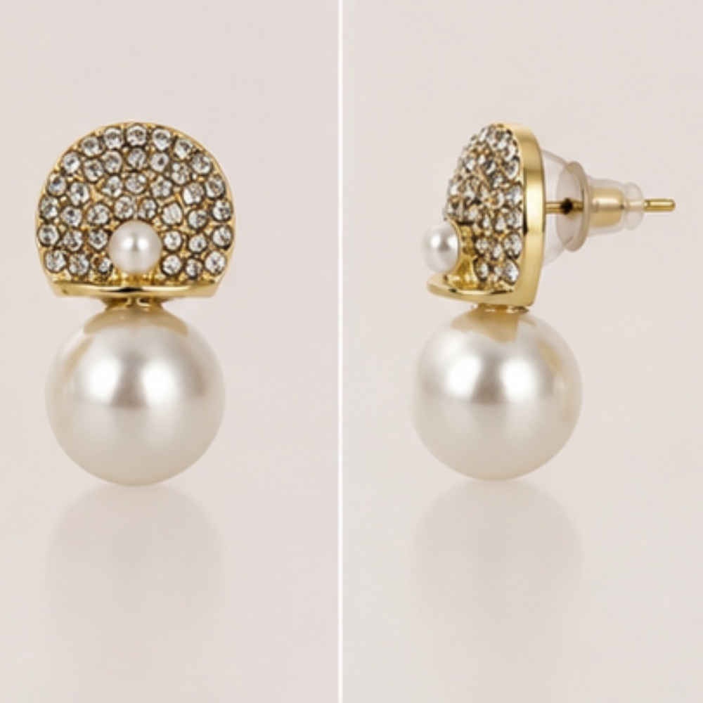 Elegant Drops Crystal Studs