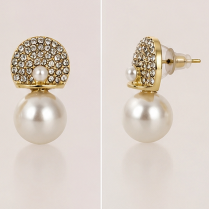 Elegant Drops Crystal Studs