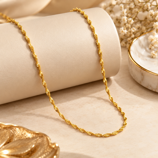 Eloria Twisted Gold Chain a