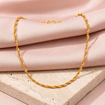 Eloria Twisted Gold Chain a