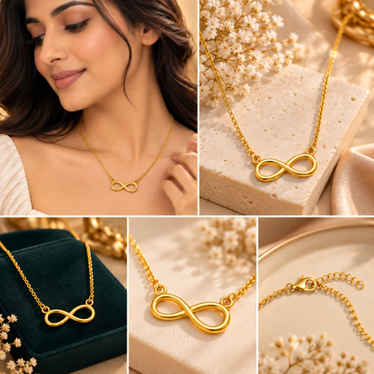 Eternelle Infinity  Gold Chain