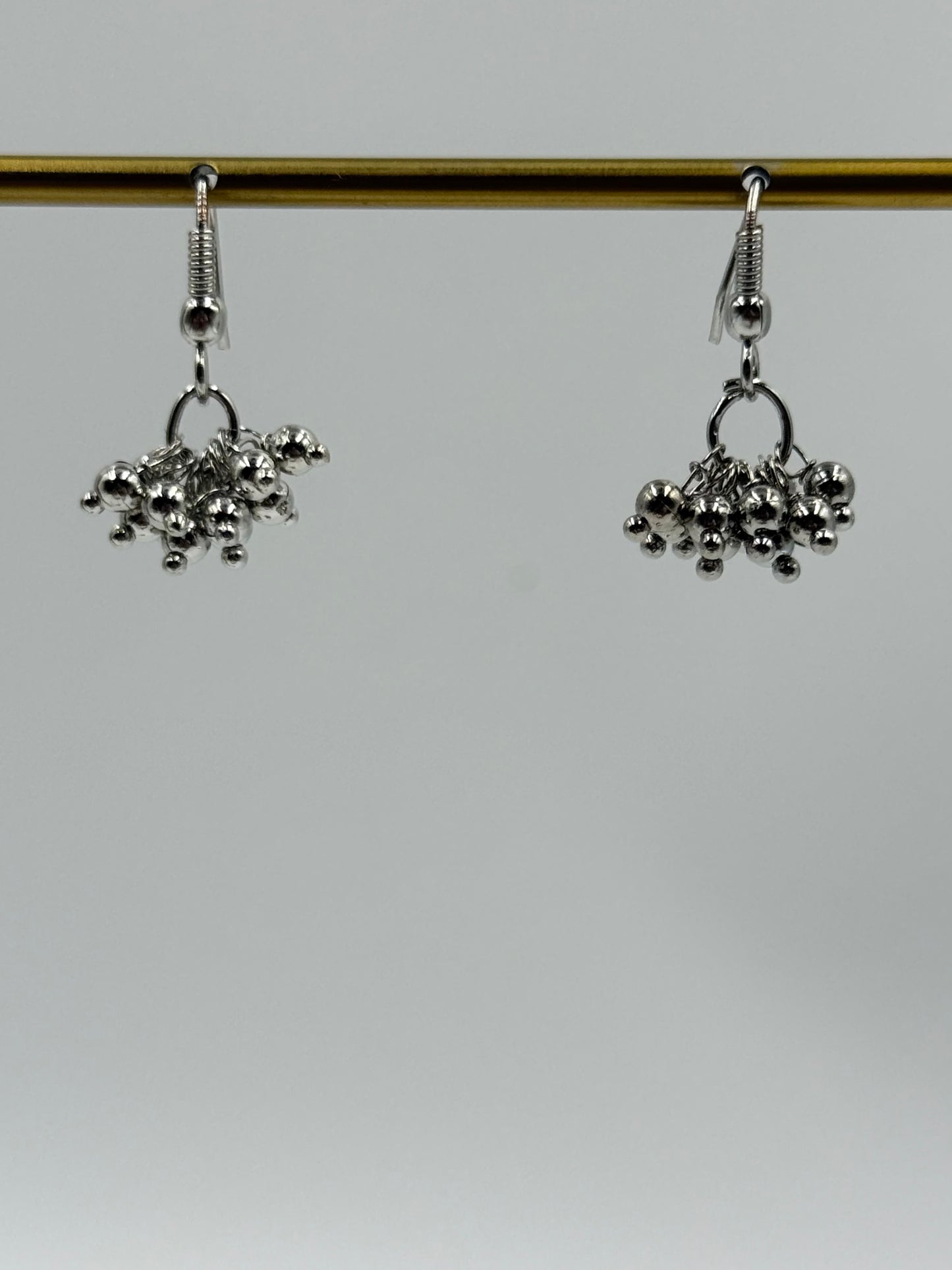 Gold Ball Drop Earrings