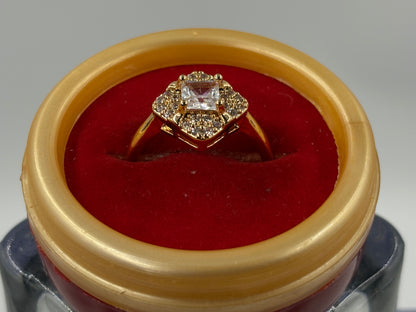 Aurora Stone Adjustable Ring