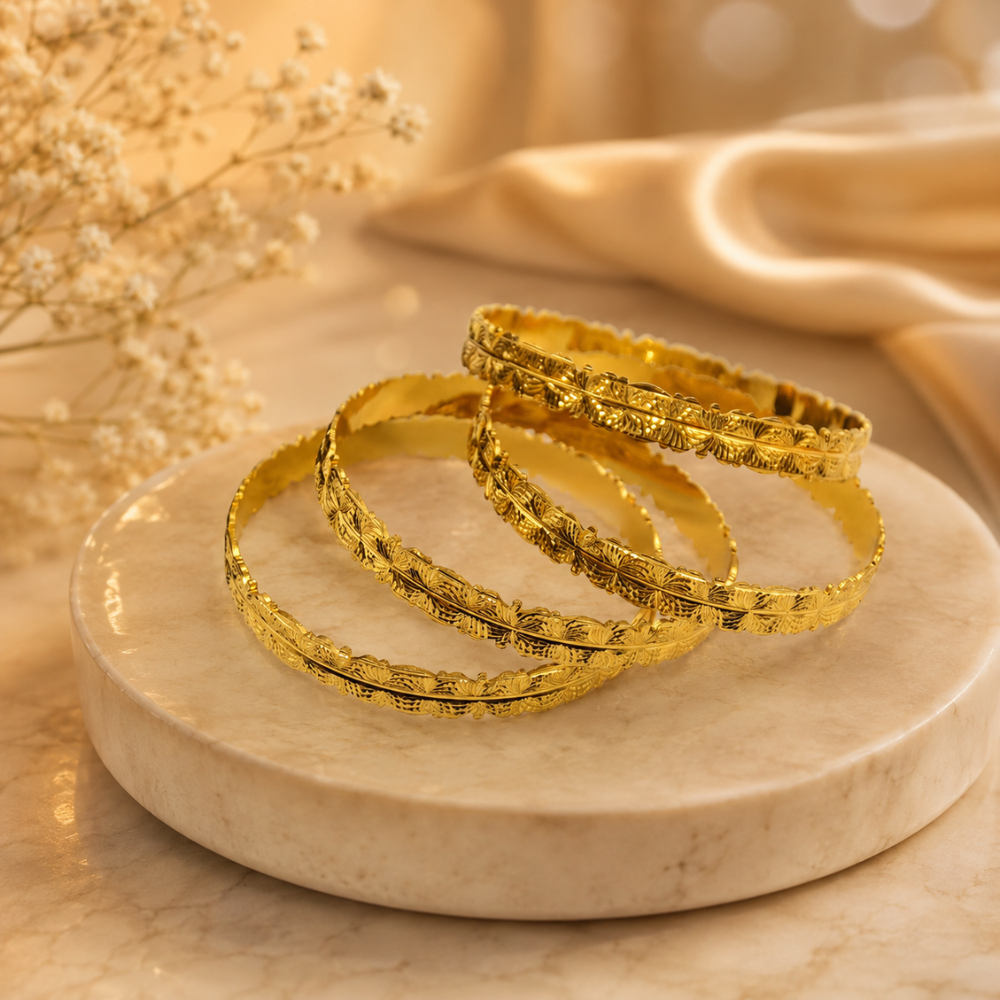 Kanak Pushp Bangles (Set of 4)