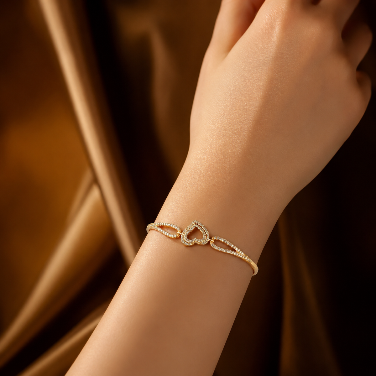 Mera Dil Gold Bracelet