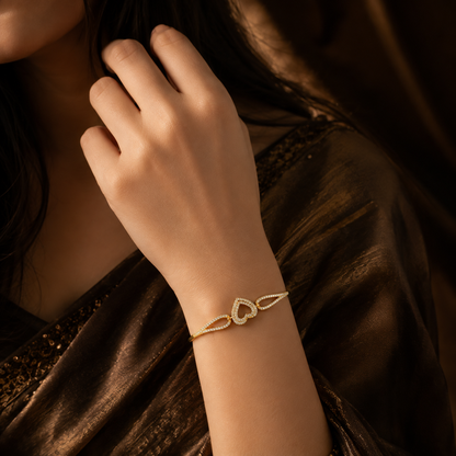 Mera Dil Gold Bracelet