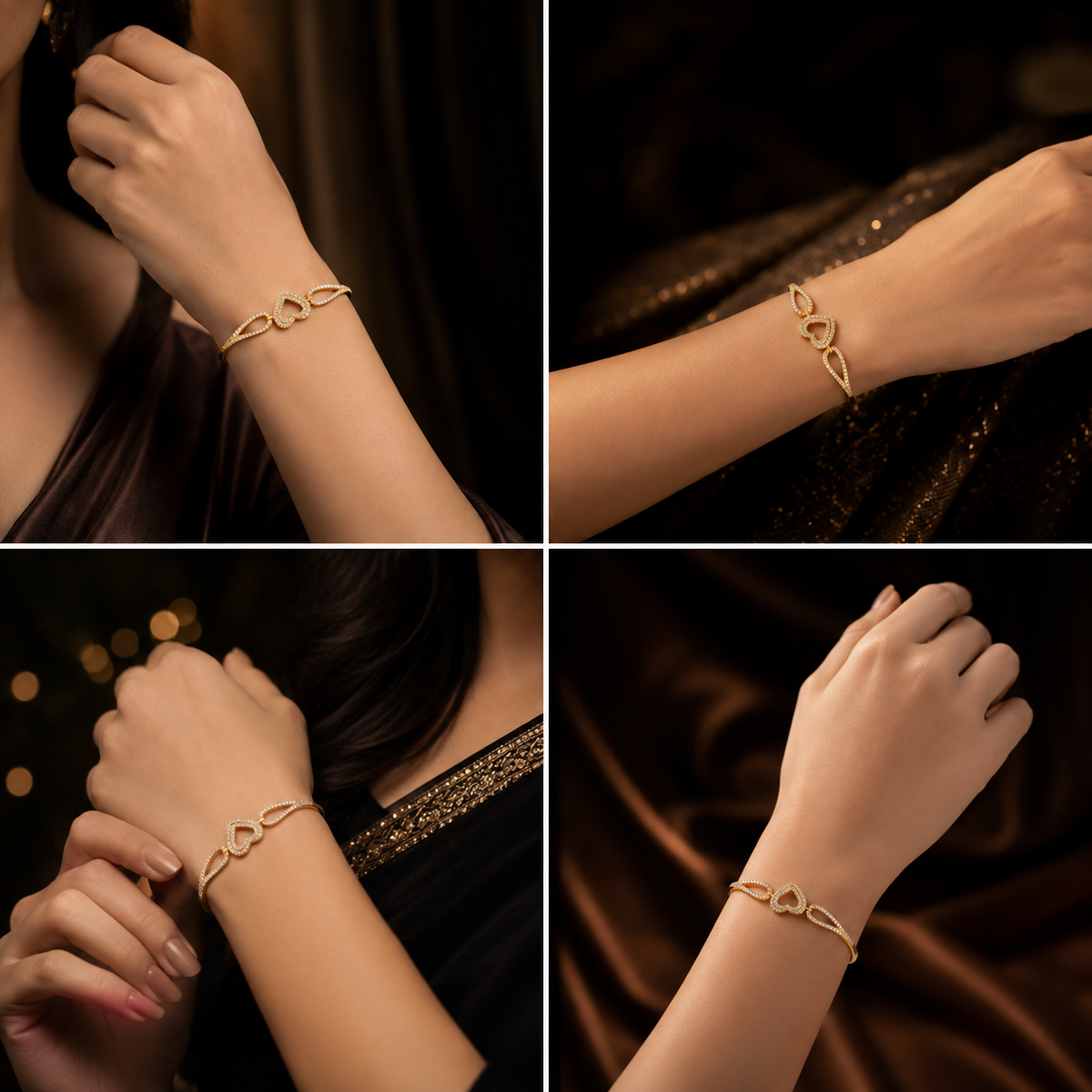 Mera Dil Gold Bracelet