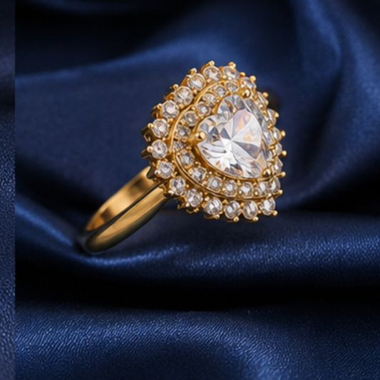 Queen's Heart Adjustable Ring