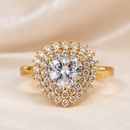 Queen's Heart Adjustable Ring