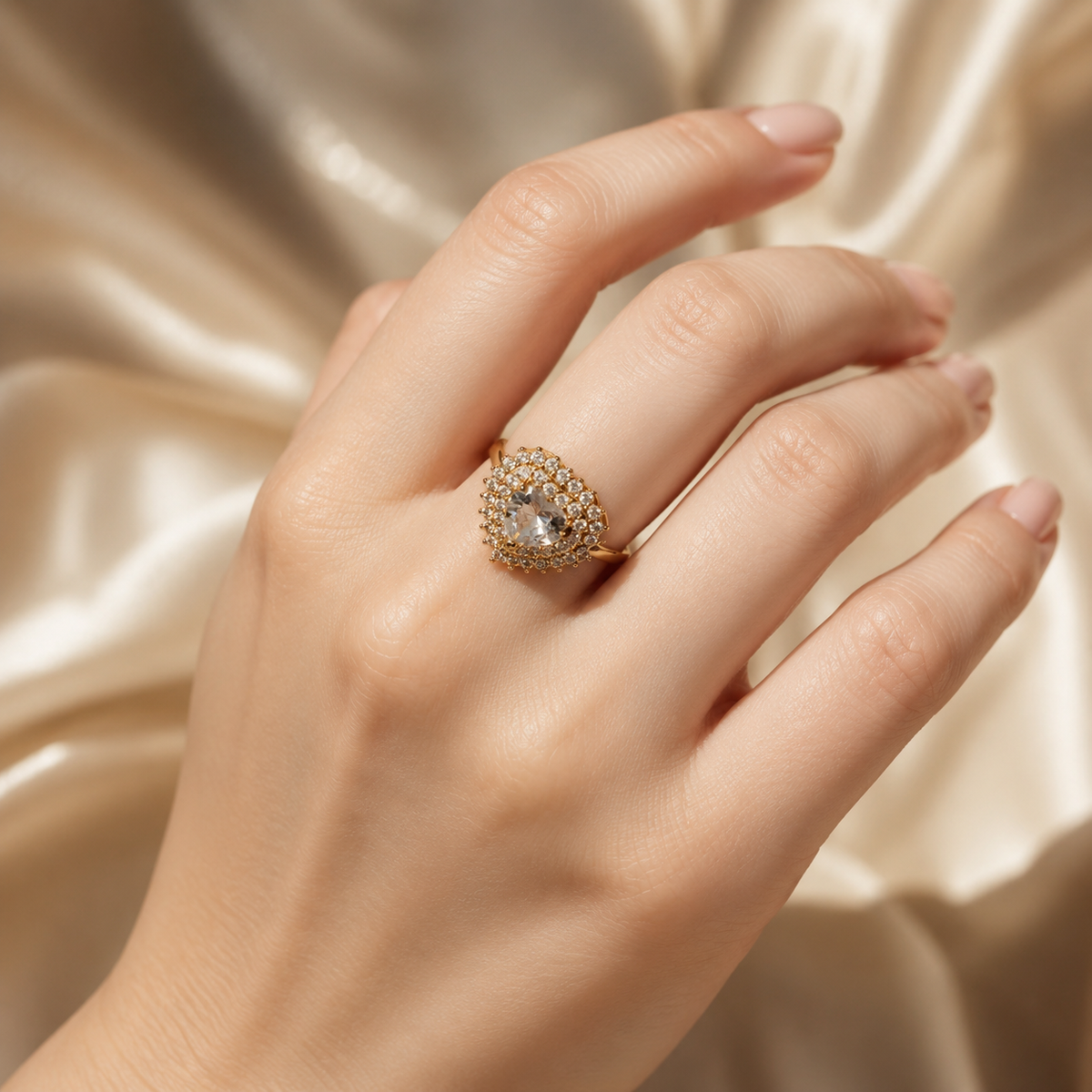 Queen's Heart Adjustable Ring