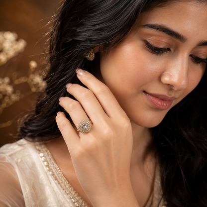 Queen's Heart Adjustable Ring