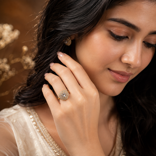 Queen's Heart Adjustable Ring