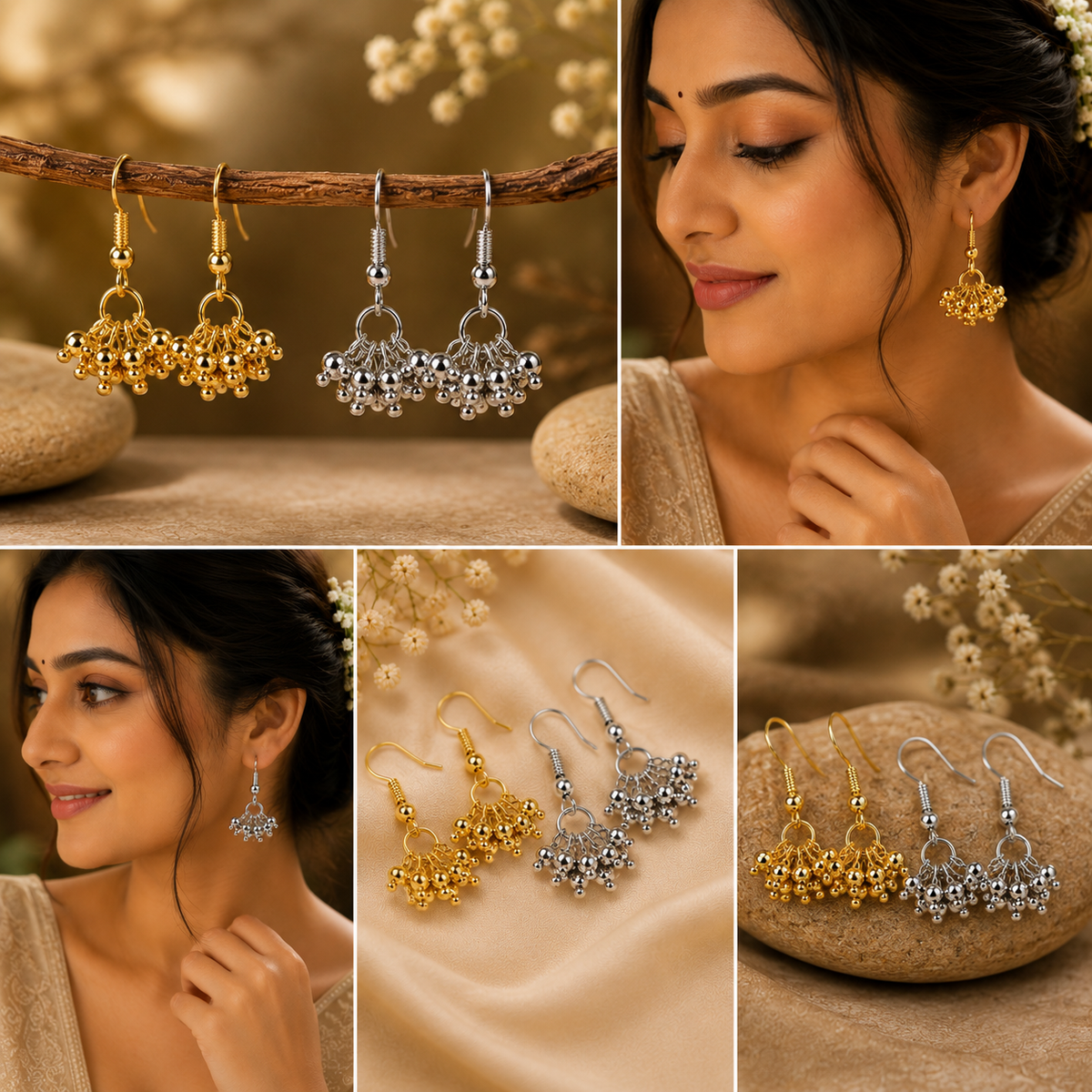 Radiant Ball Drop Earrings