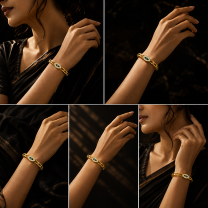 Trinetra Rose Gold Bracelet