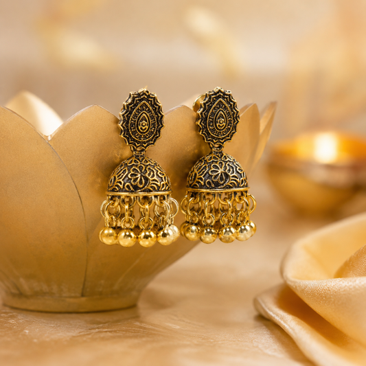 Vanya Vintage Jhumka Earrings