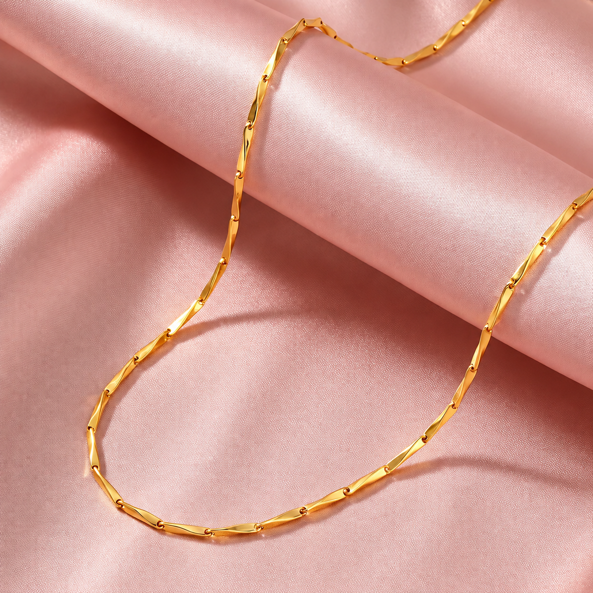 Ziva Gold Plated Link Chain