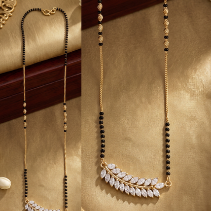 Ovisha Leaf Mangalsutra