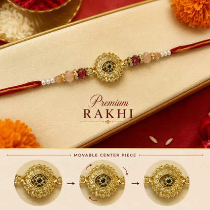 Sun rounding Rakhi